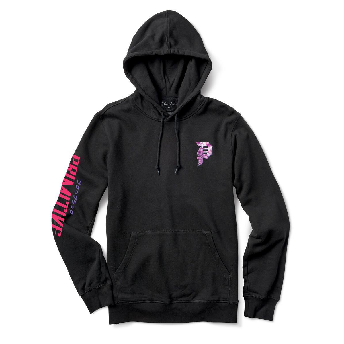 Moletom Primitive Goku Black Rose Hood