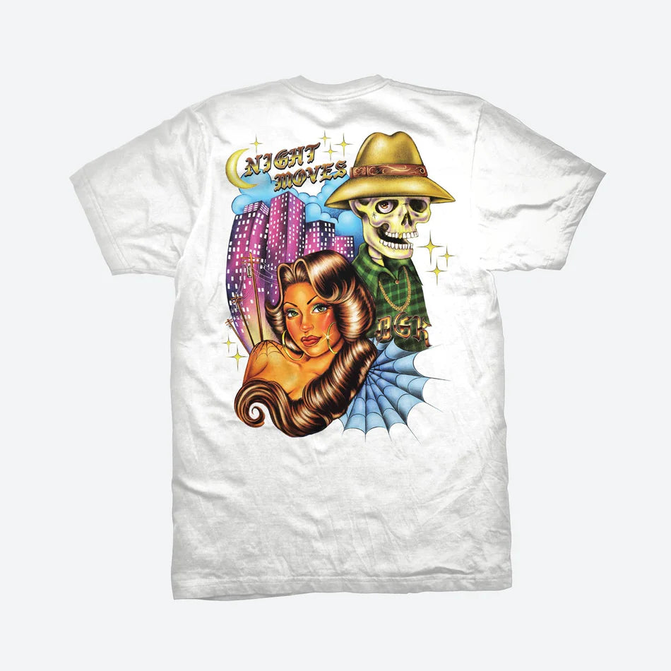 Camiseta DGK Night Moves Branco