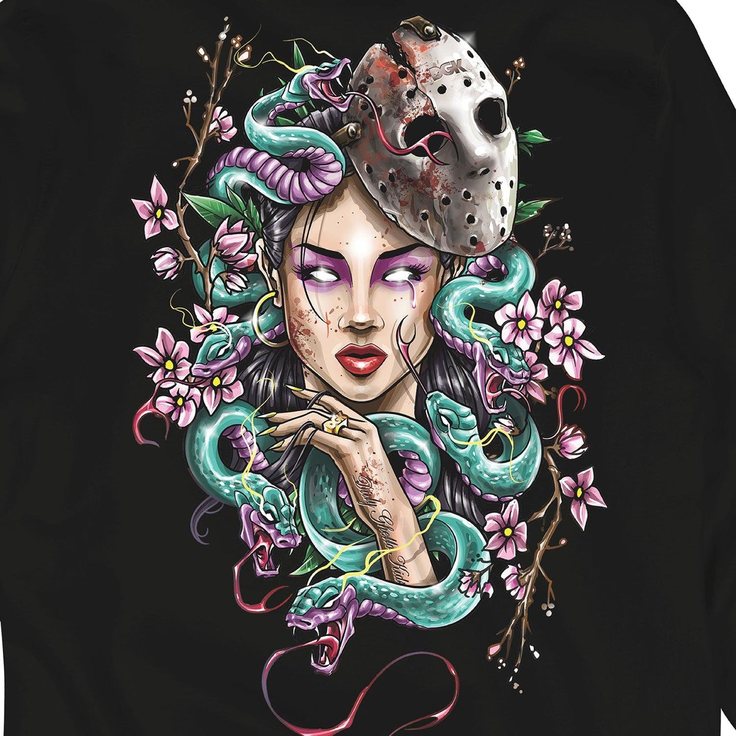 Moletom Crewneck DGK Mystical Crewneck Fleece Preto