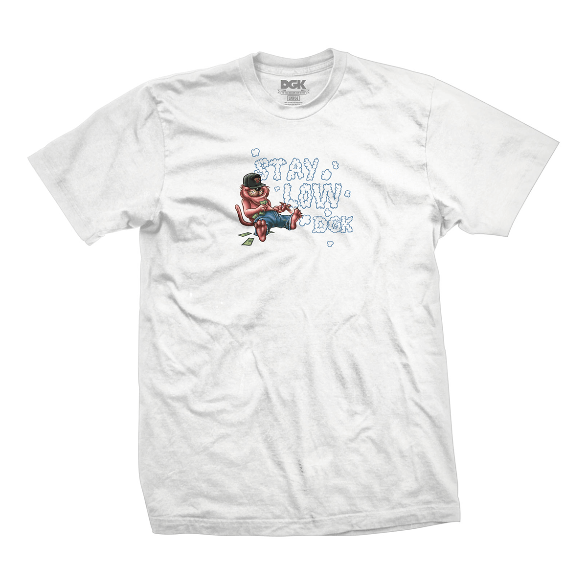 Camiseta DGK Stay Low Branco