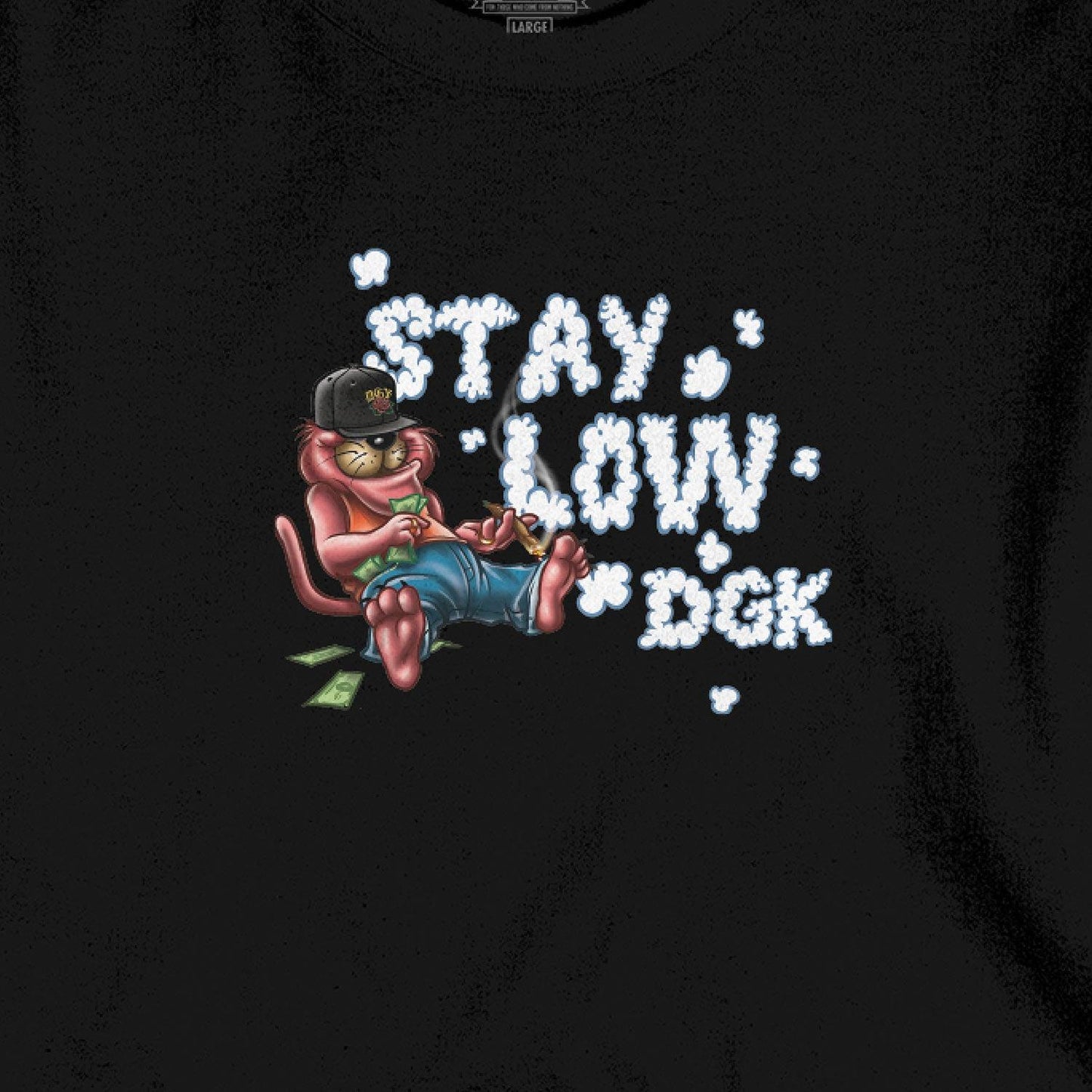 Camiseta DGK Stay Low L/S Preto