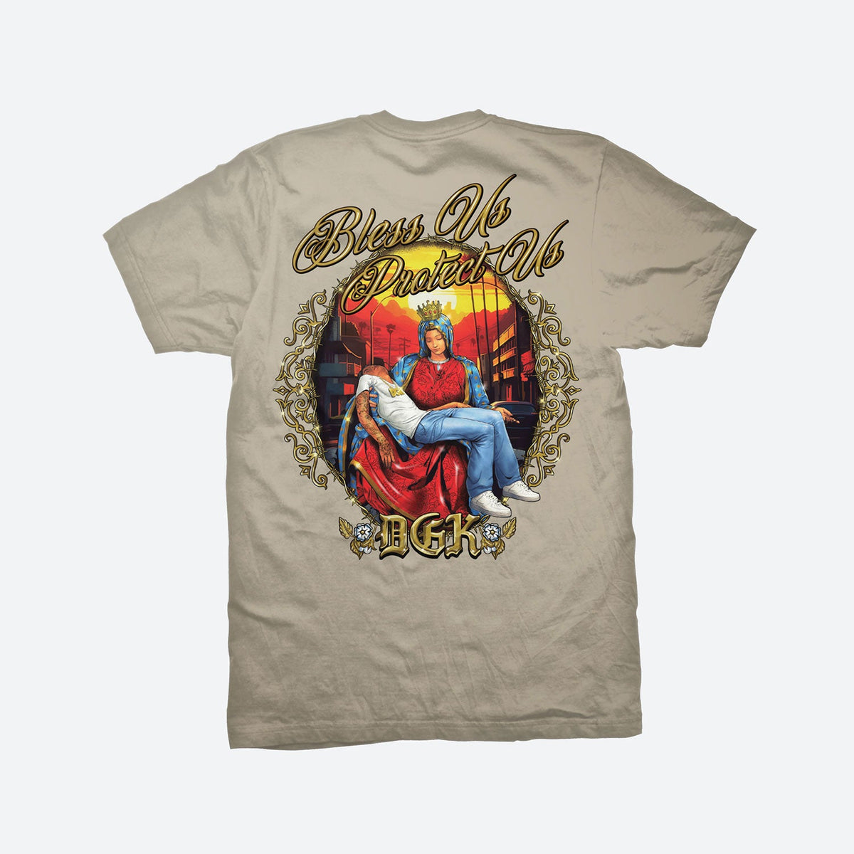 Camiseta DGK Protect Us Sand