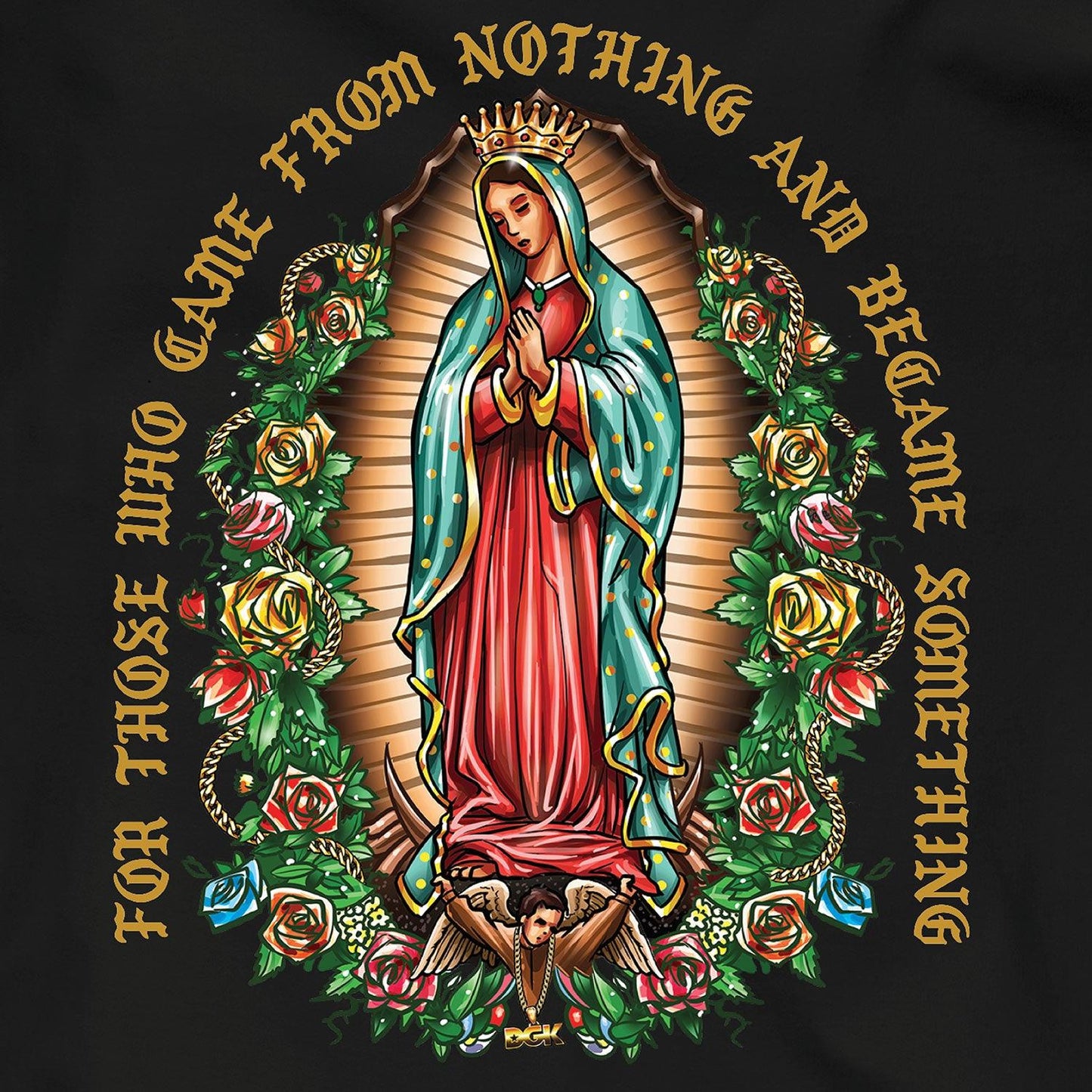 Moletom Crewneck DGK Guadalupe Crewneck Fleece Preto
