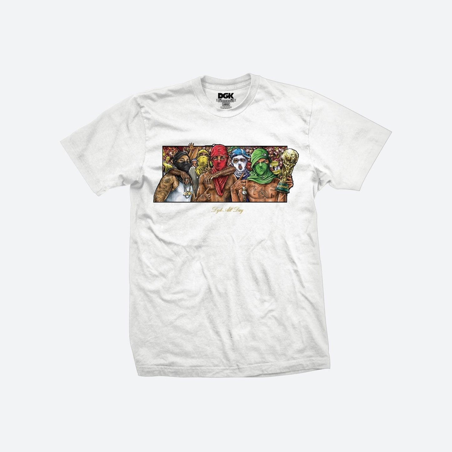 Camiseta DGK Santos Del Barrio Branco
