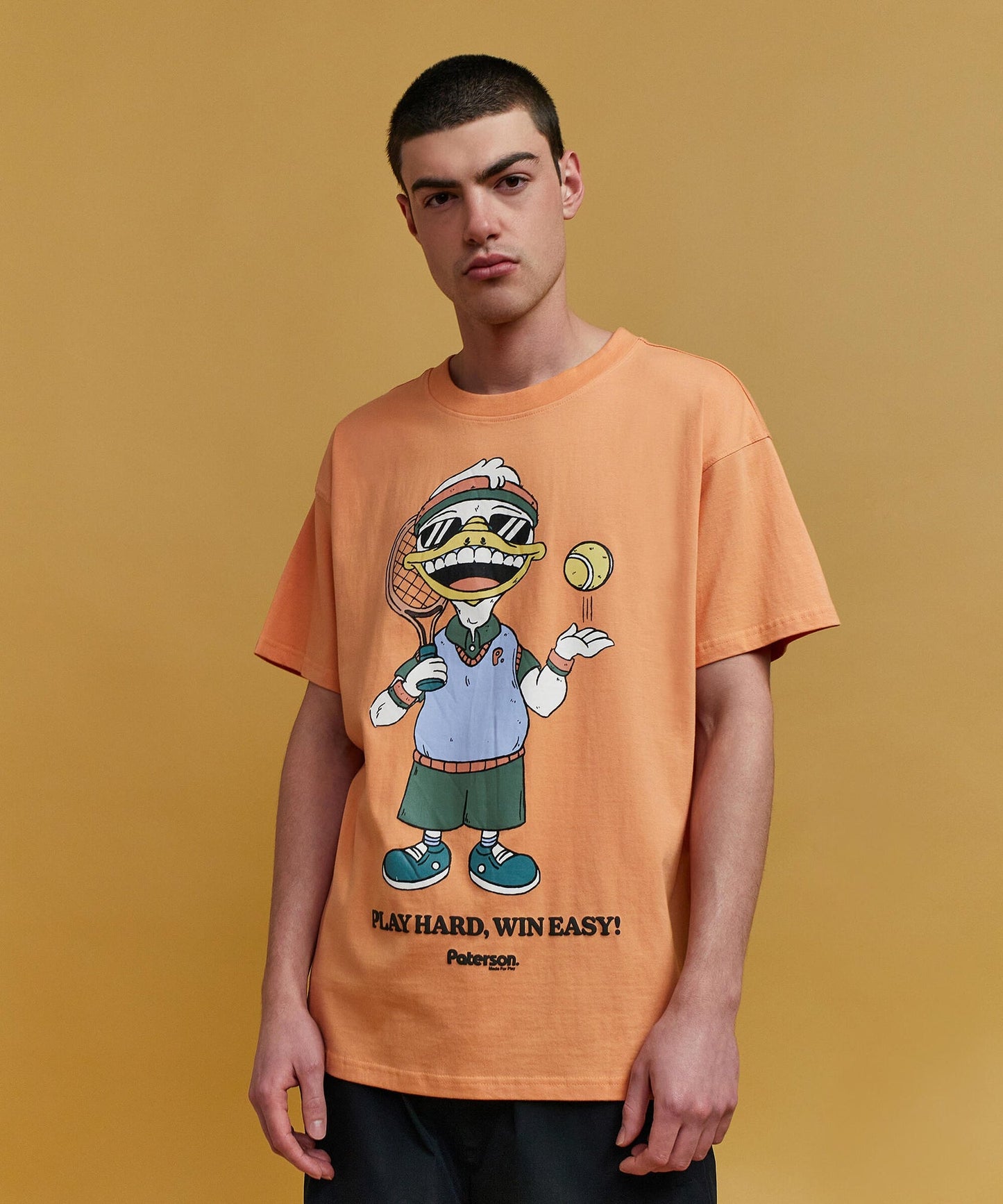 Camiseta Paterson Quack Laranja