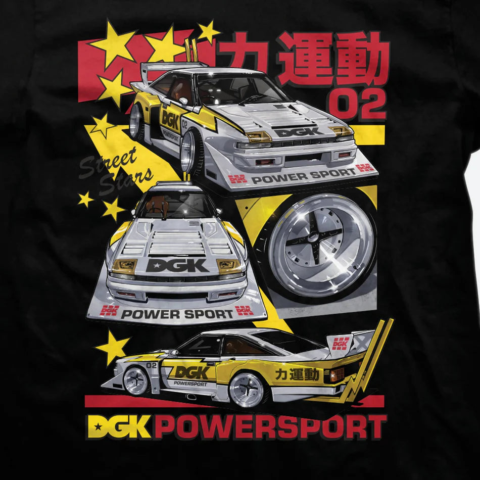 Camiseta DGK Powersport Preto