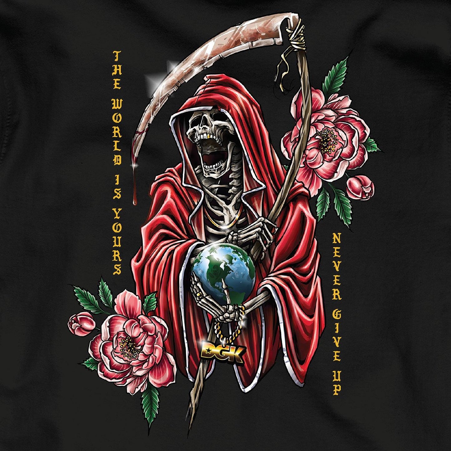 Moletom Crewneck DGK Muerte Crewneck Fleece Preto
