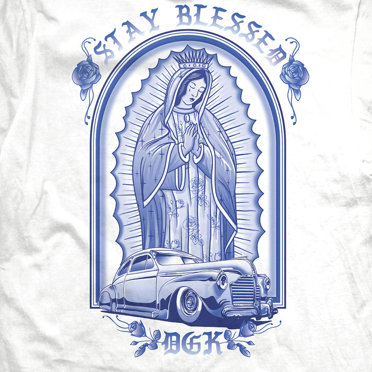 Camiseta DGK Lo-Side Branco