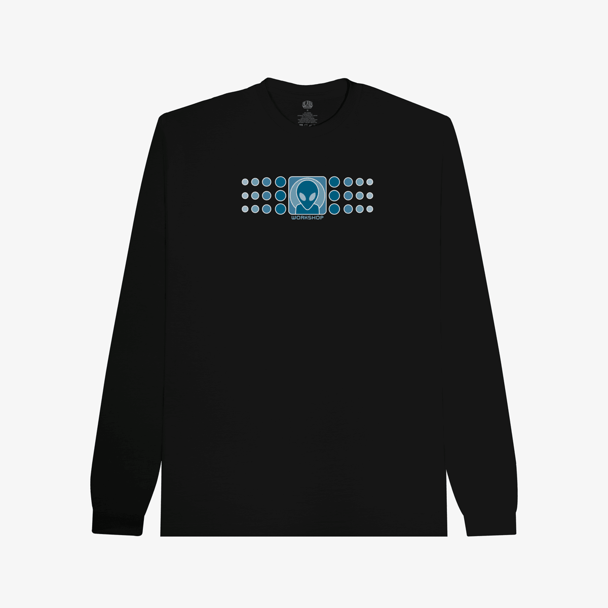 Camiseta Alien Workshop Manga Longa Dot Fade Preto
