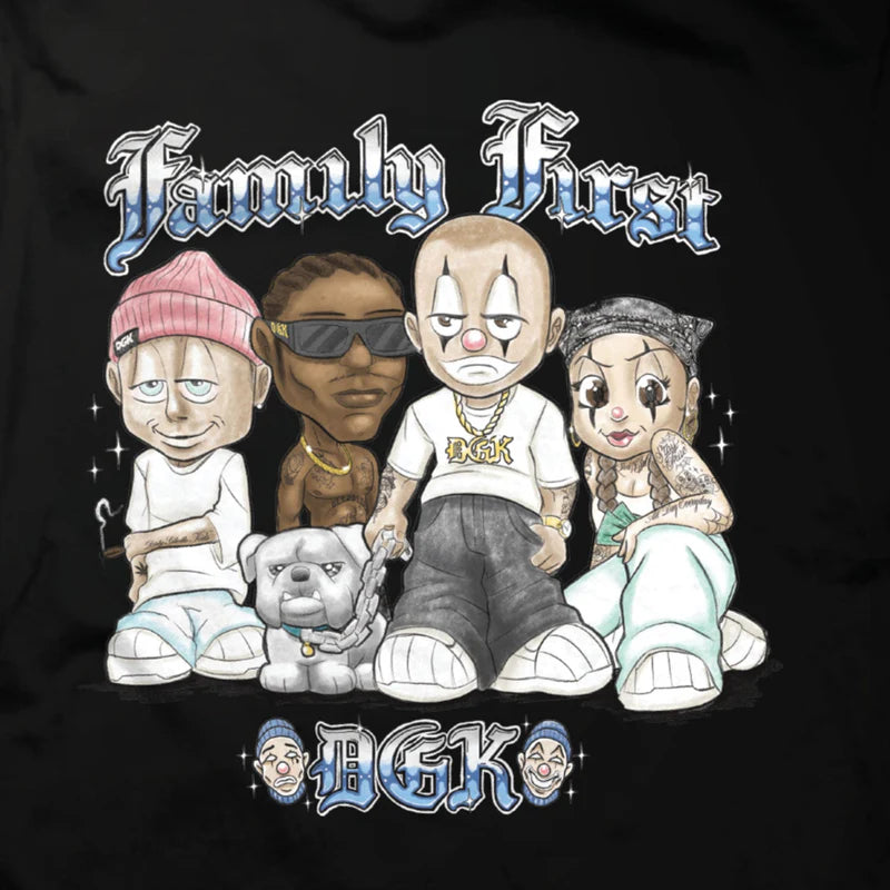 Camiseta DGK Family First Preto