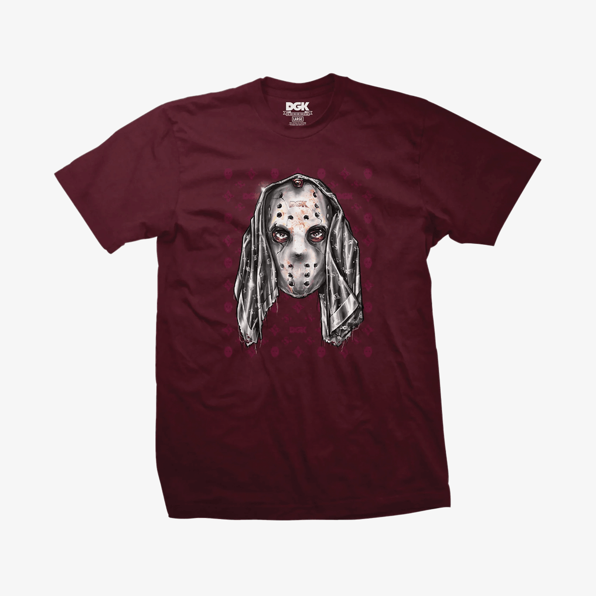 Camiseta Dgk Hooded Tee Bordô