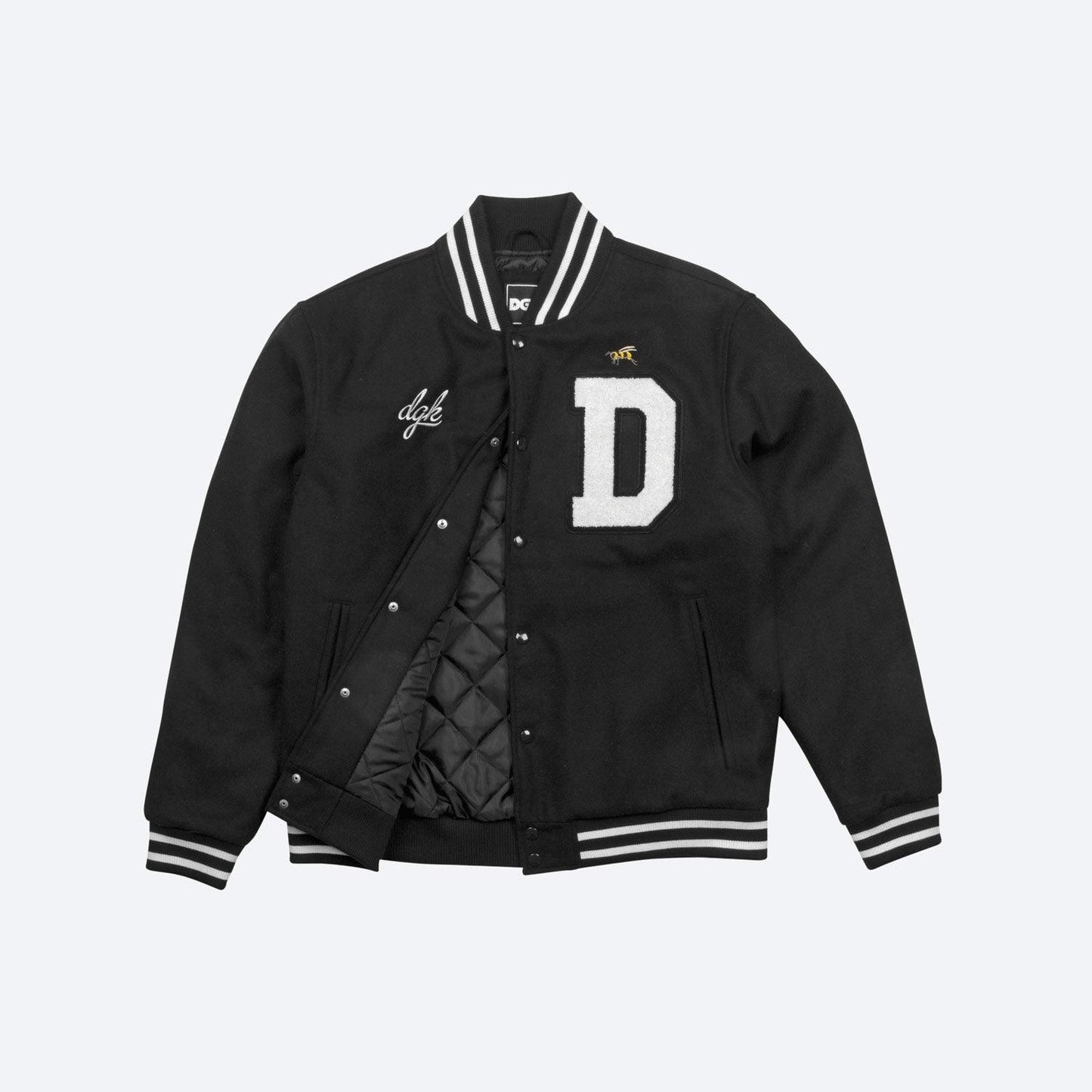 Jaqueta DGK Cultivators Varsity Preto