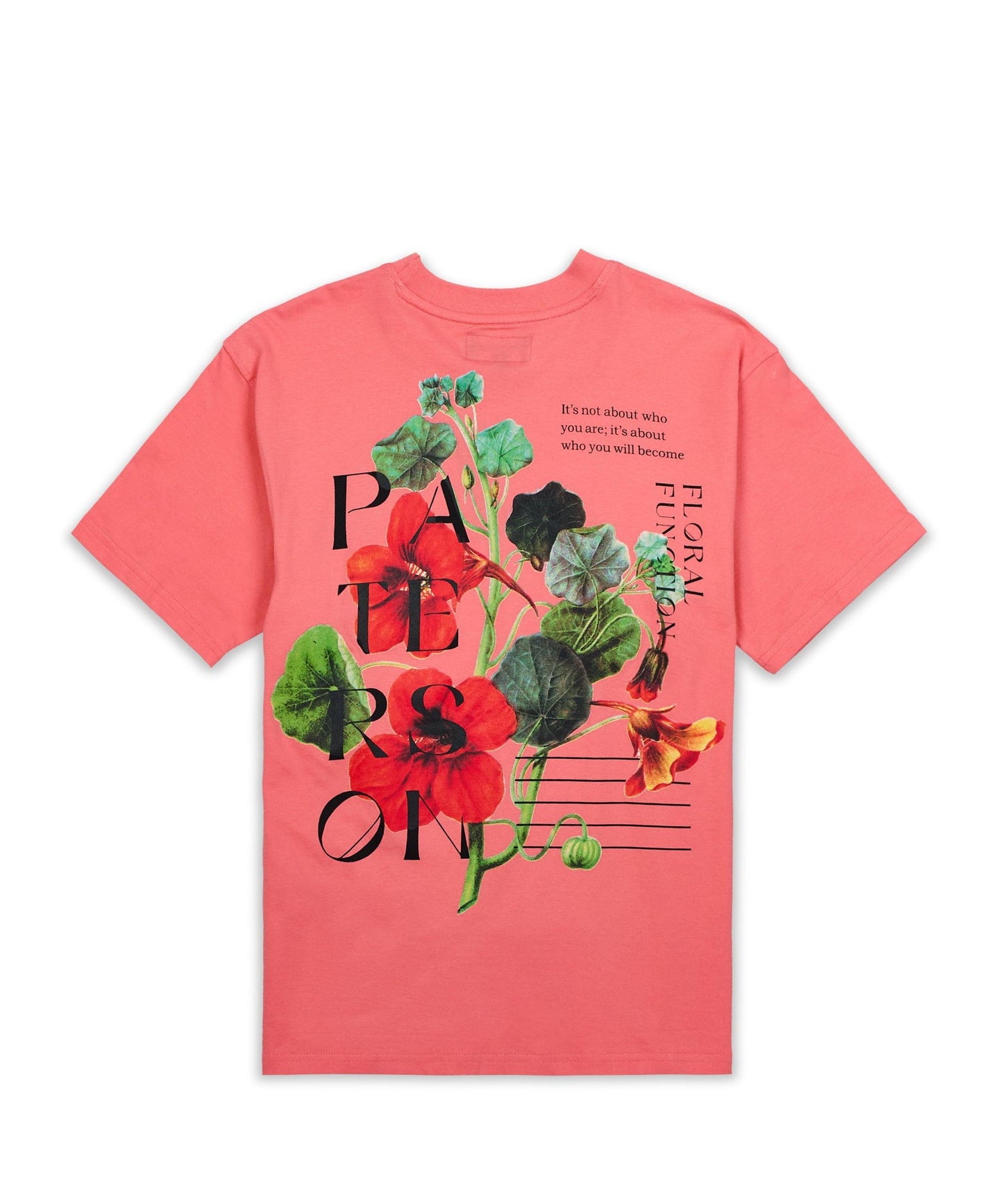 Camiseta Paterson Flowers Coral