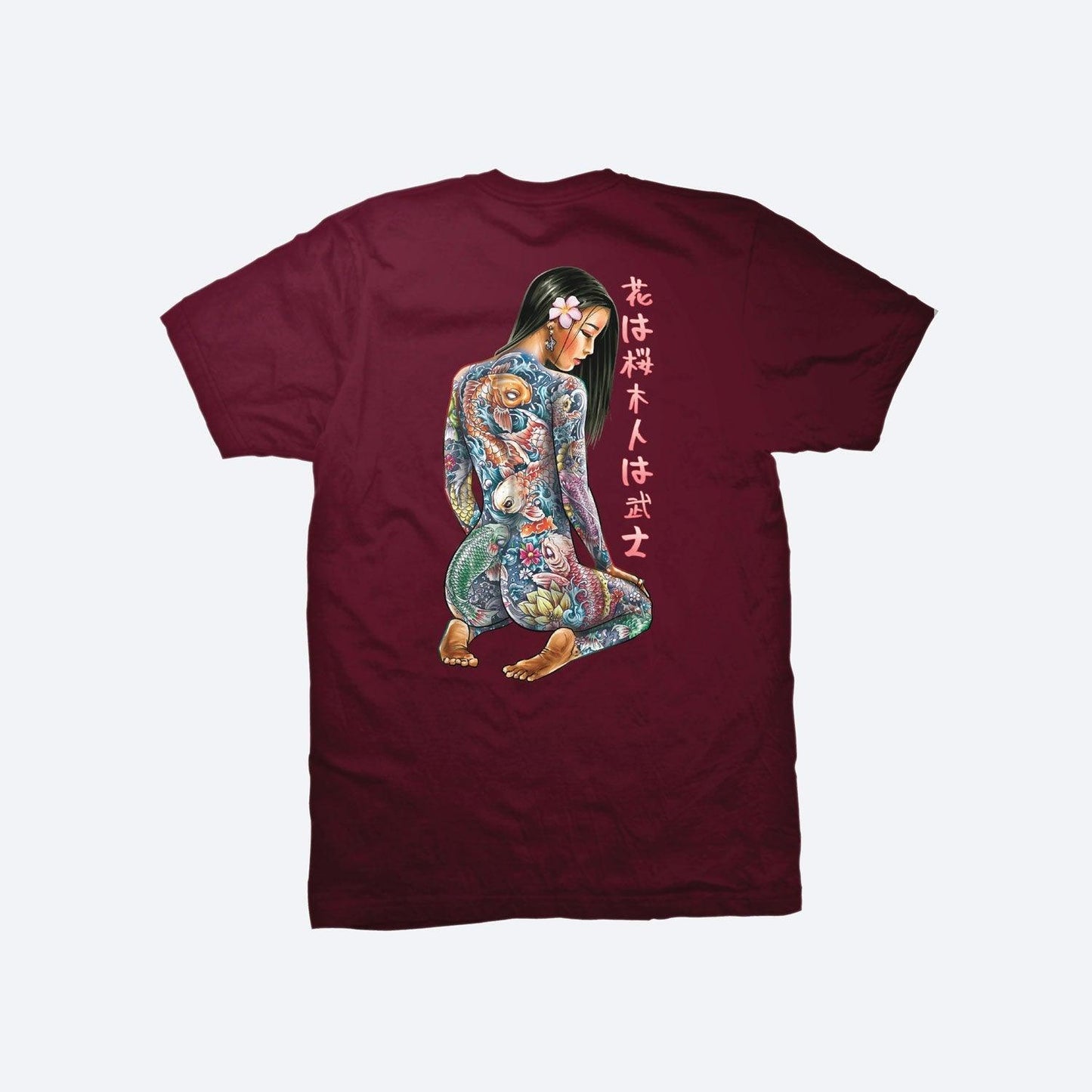 Camiseta DGK Koi Bordo