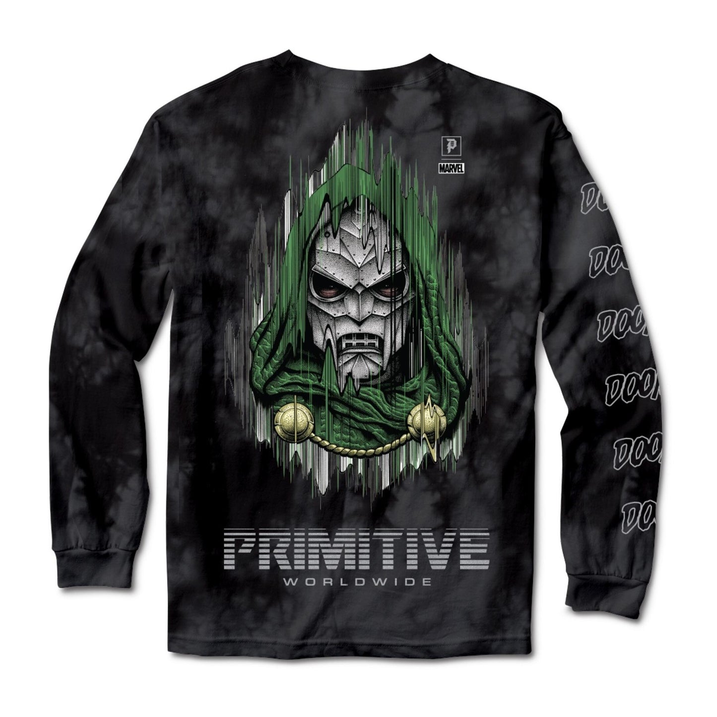Camiseta Primitive Doom Washed L/S Tee