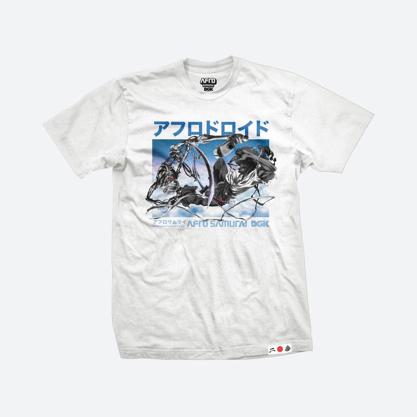 Camiseta DGK x AFRO SAMURAI Afro Vs Afro Droid Branco