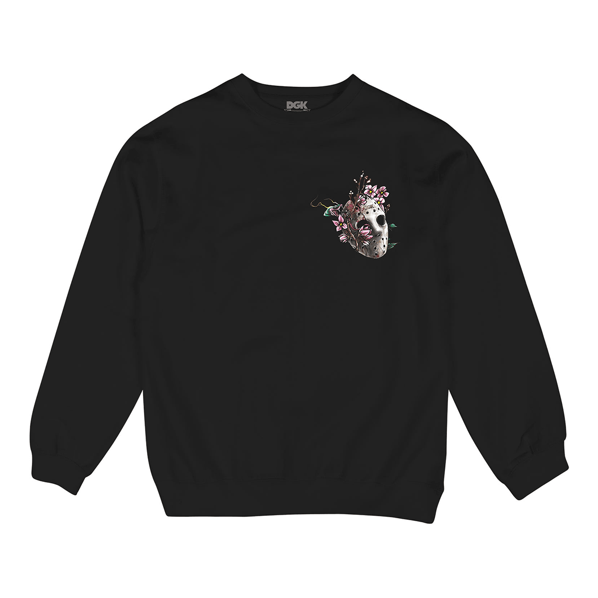 Moletom Crewneck DGK Mystical Crewneck Fleece Preto