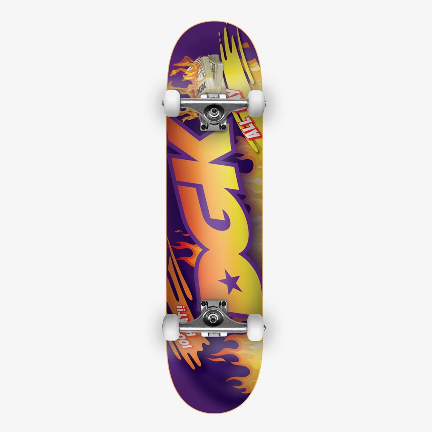 Skate Profissional Completo DGK Street Heat Complete - Multi - 7.75
