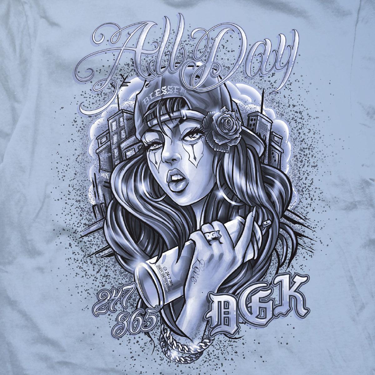 Camiseta DGK Hyna Azul