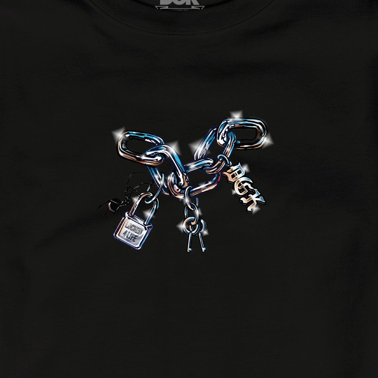 Moletom Crewneck DGK Freedom Crewneck Fleece Preto