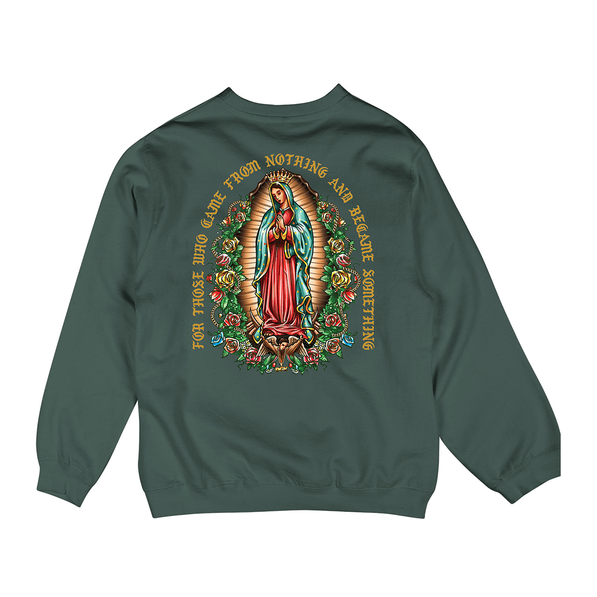 Moletom Crewneck DGK Guadalupe Crewneck Fleece Verde