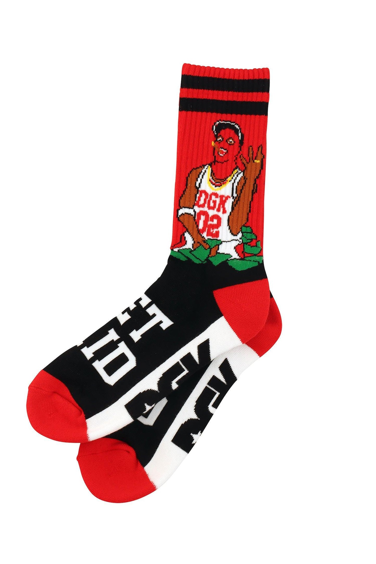 Meia DGK Payday Crew Sock - Multi - Único