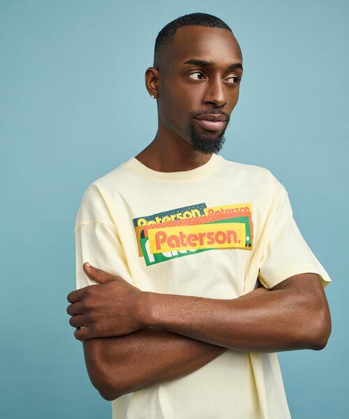 Camiseta Paterson Bar Logo Bege