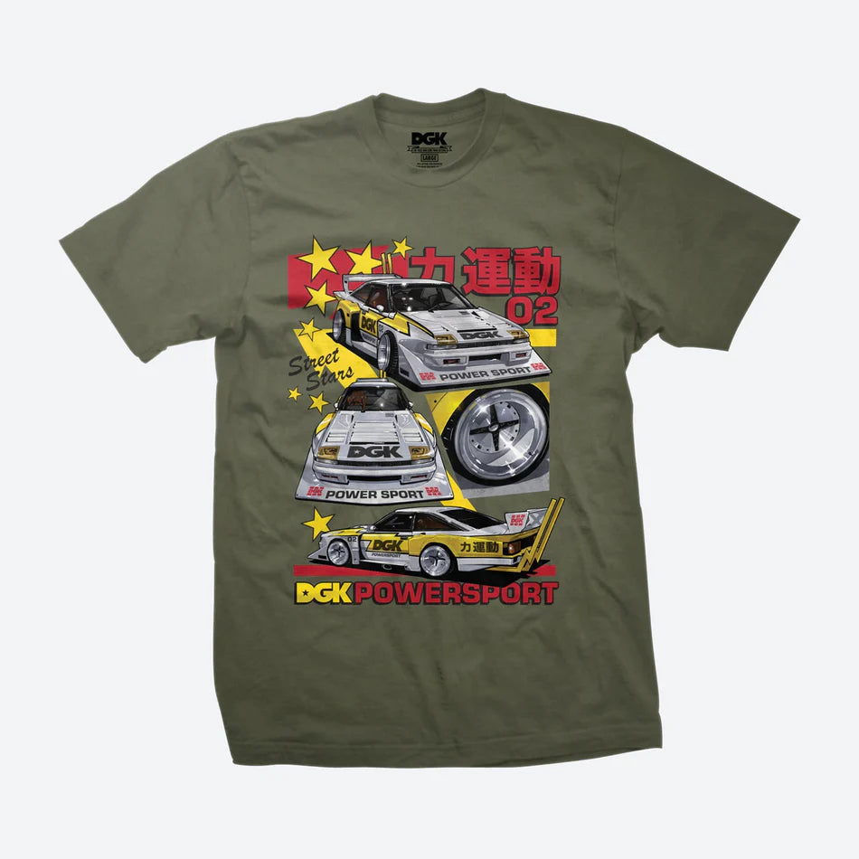 Camiseta DGK Powersport Verde