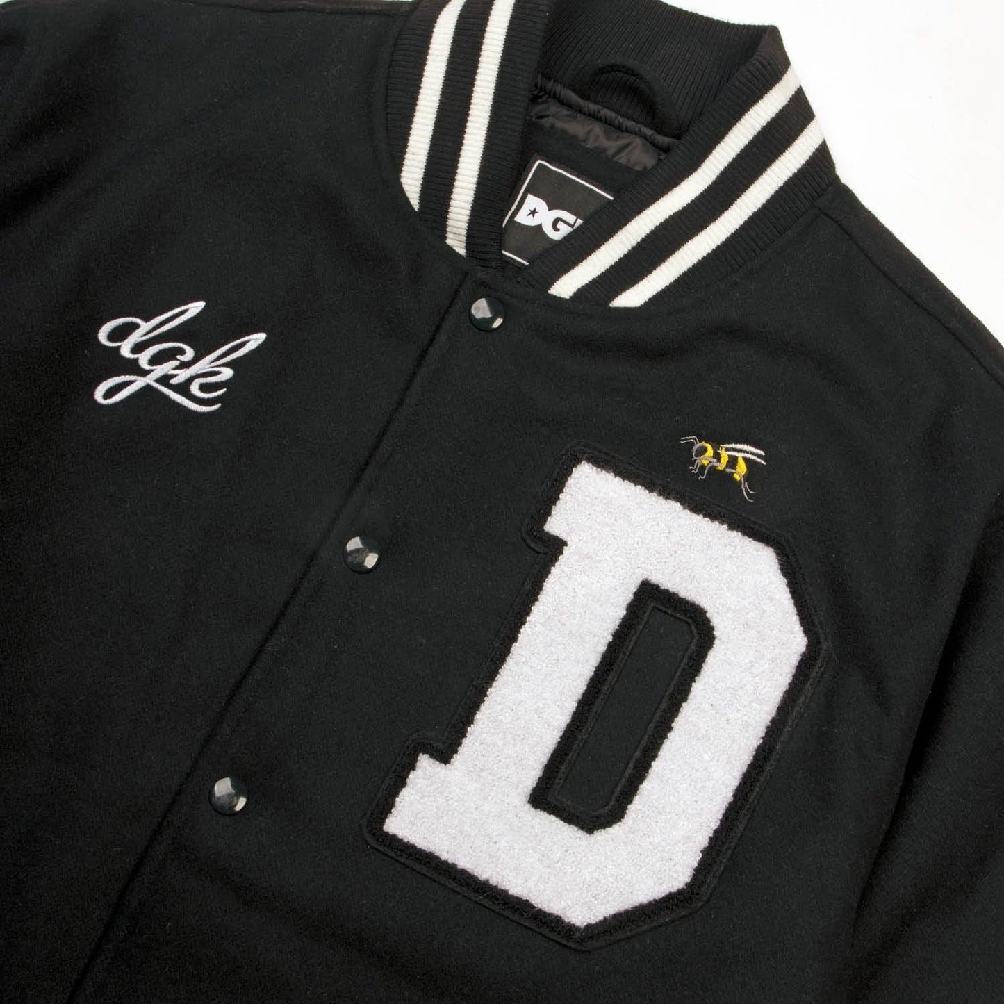 Jaqueta DGK Cultivators Varsity Preto