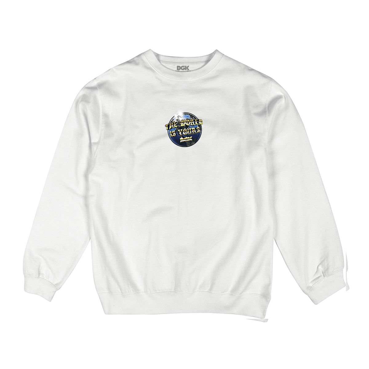 Moletom Crewneck DGK Muerte Crewneck Fleece Branco