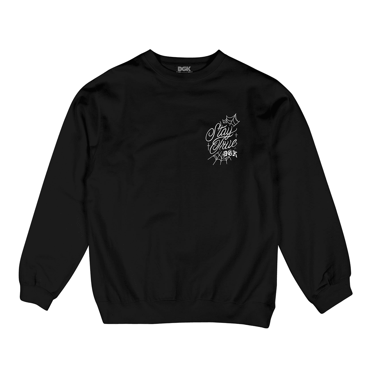 Moletom Crewneck DGK Stay True Crewneck Preto