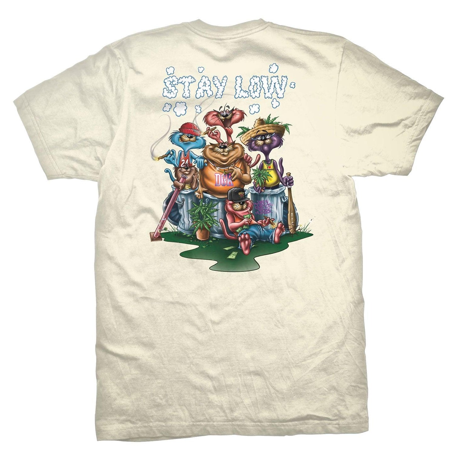 Camiseta DGK Stay Low Creme