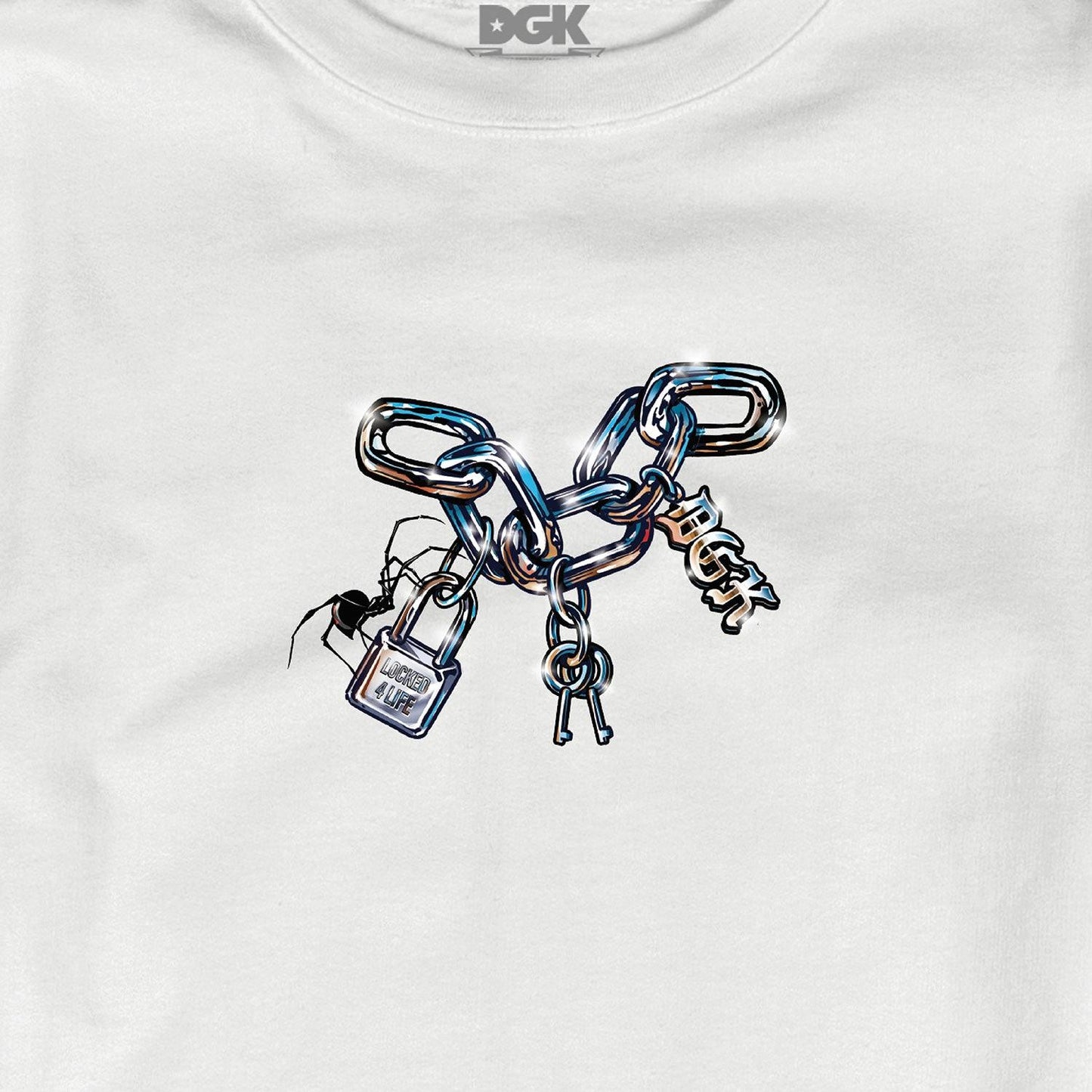 Moletom Crewneck DGK Freedom Crewneck Fleece Branco