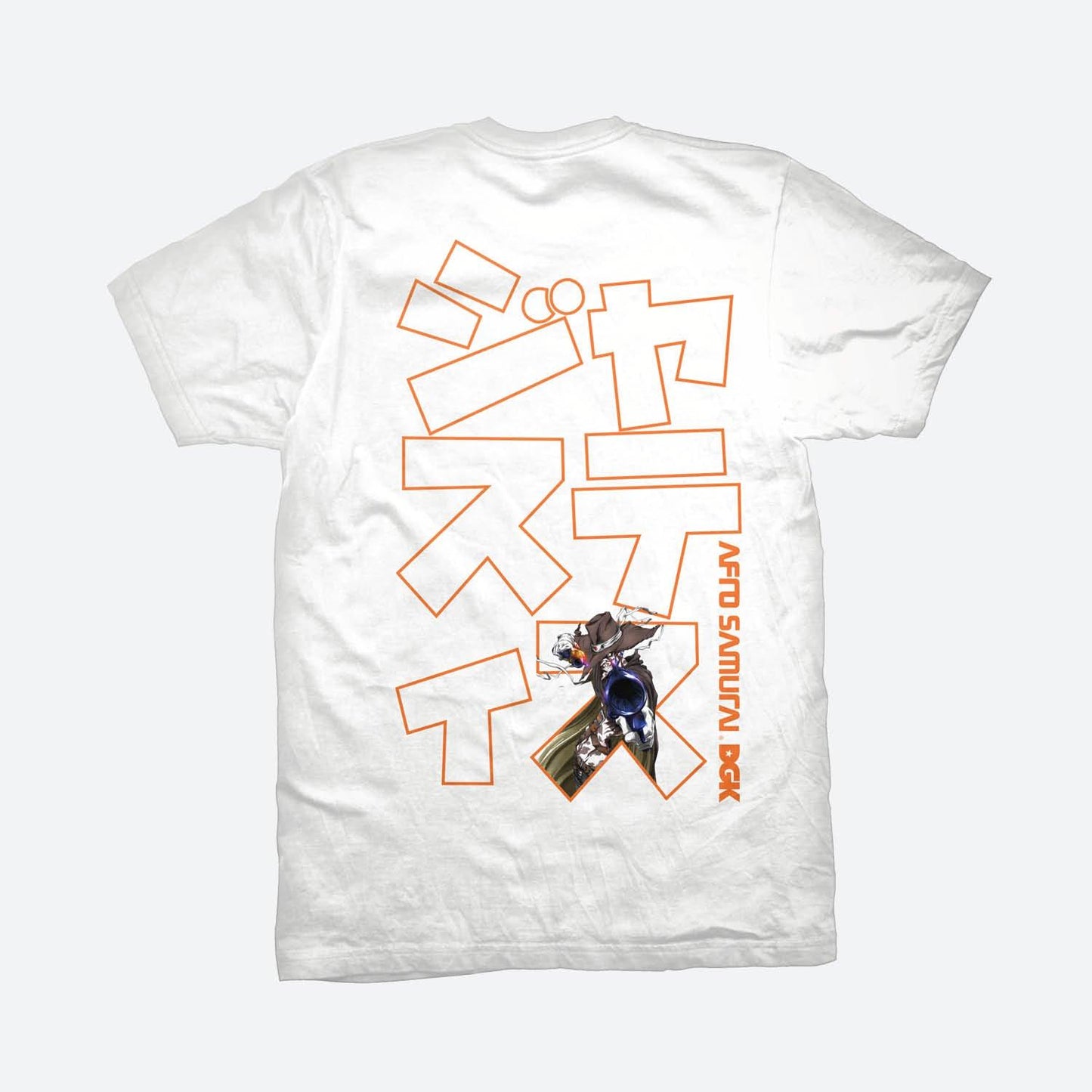 Camiseta DGK x AFRO SAMURAI Justice Branco