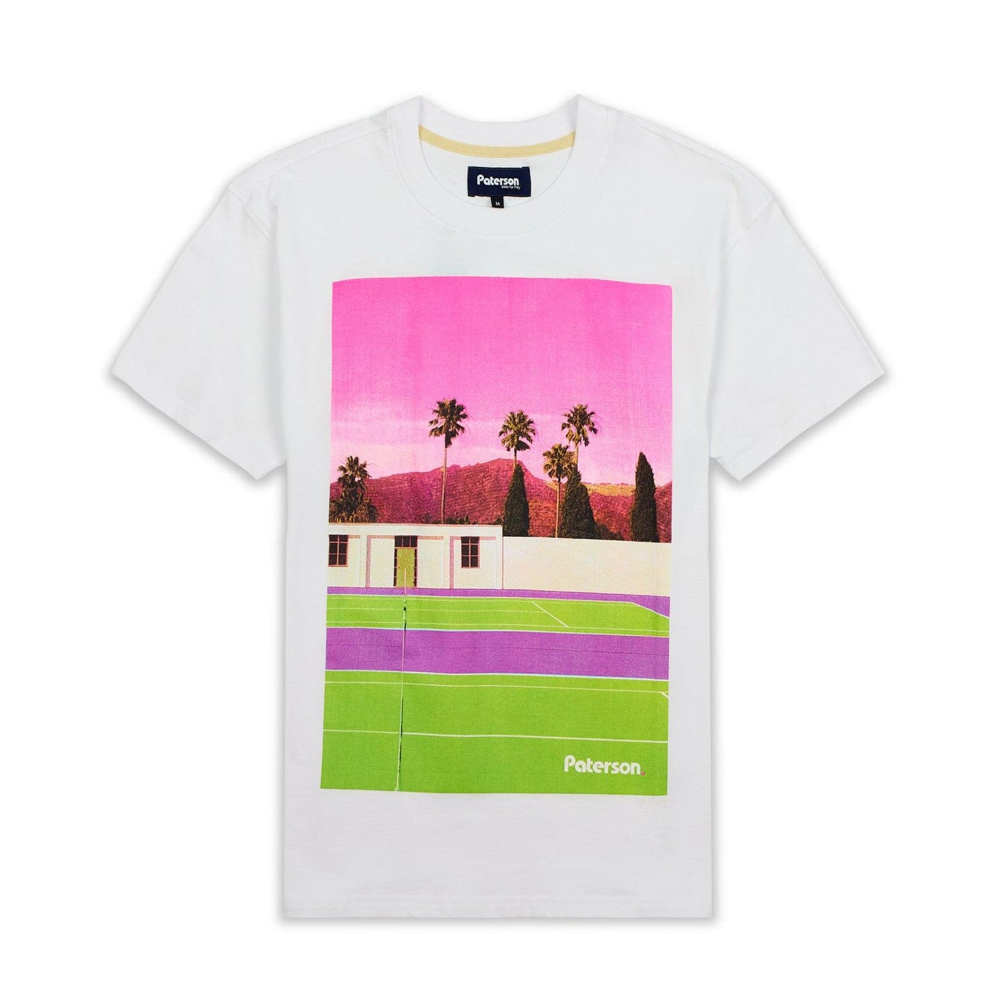 Camiseta Paterson Palm Springs Court Branco