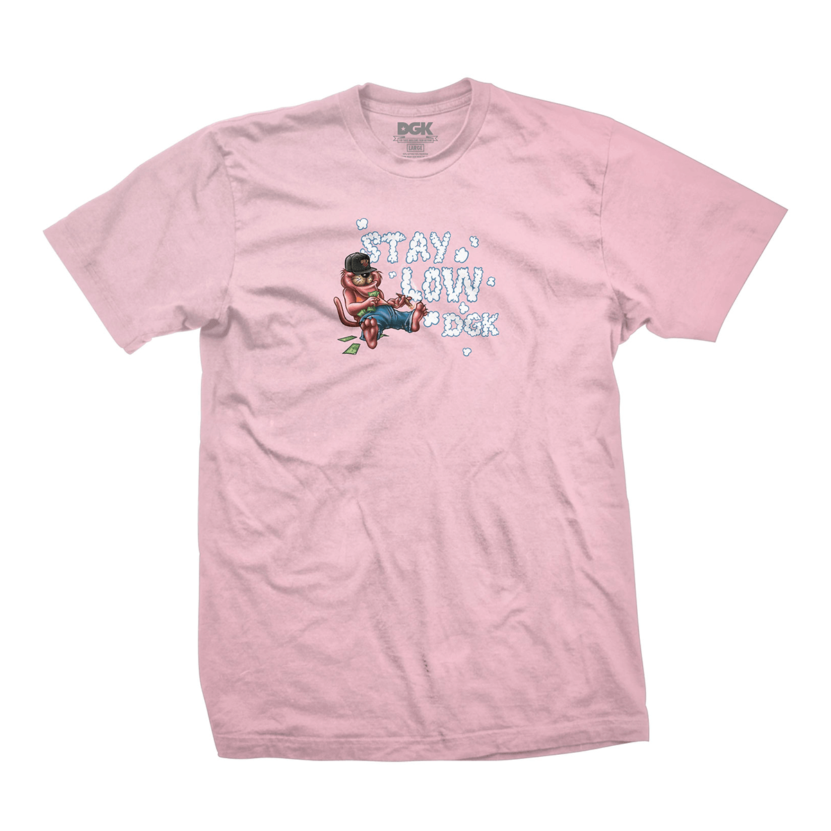 Camiseta DGK Stay Low Rosa