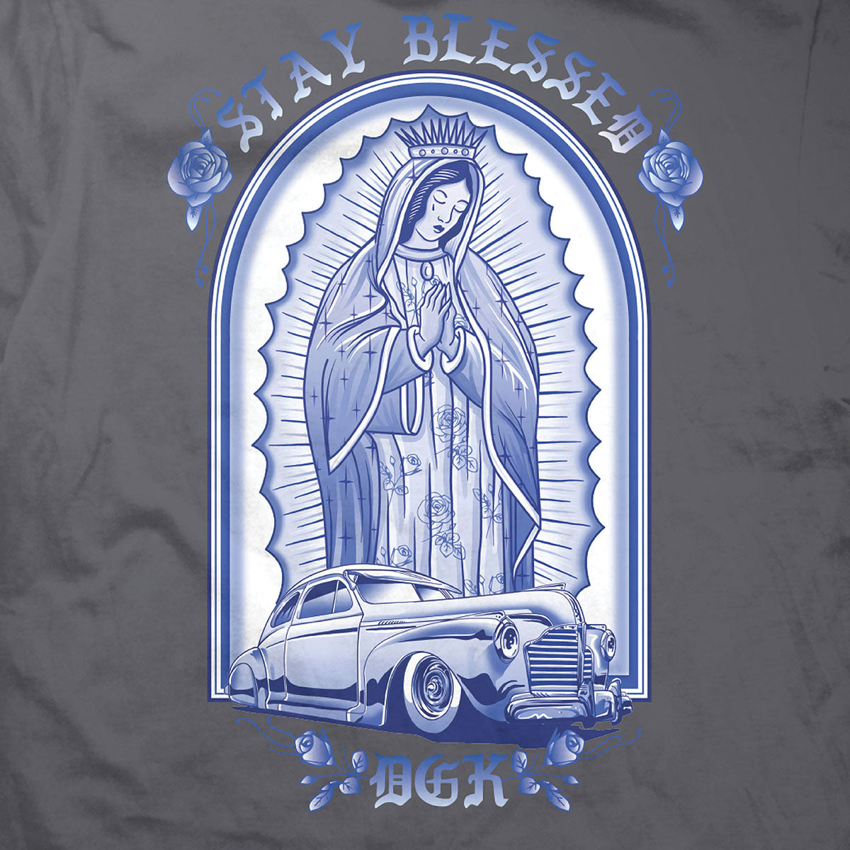Camiseta DGK Lo-Side Cinza