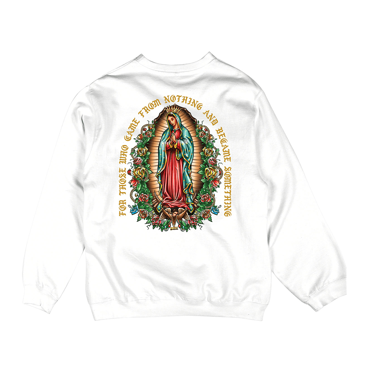 Moletom Crewneck DGK Guadalupe Crewneck Fleece Branco