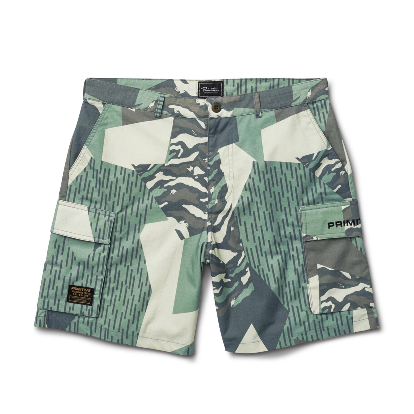 Bermuda Primitive Multicamo Cargo Verde