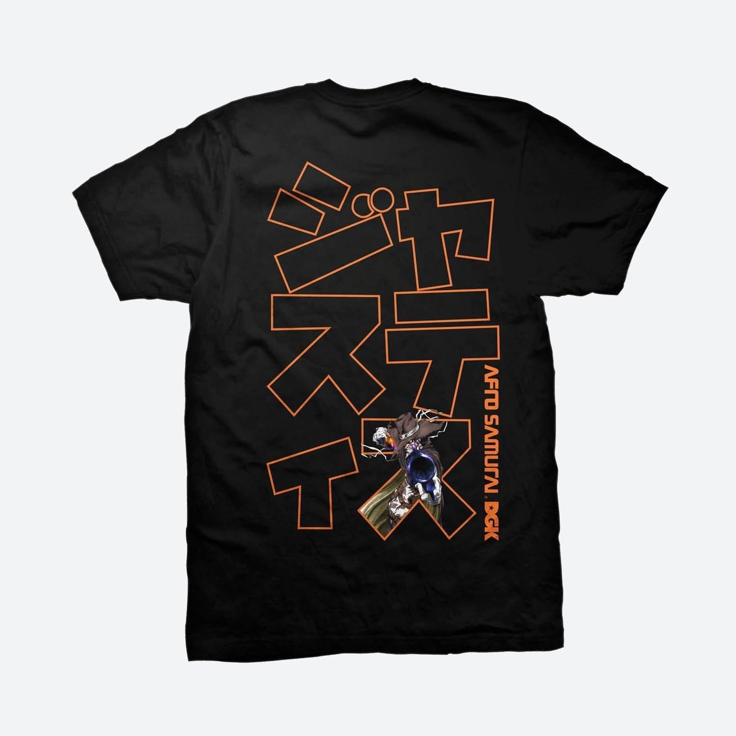 Camiseta DGK x AFRO SAMURAI Justice Preto