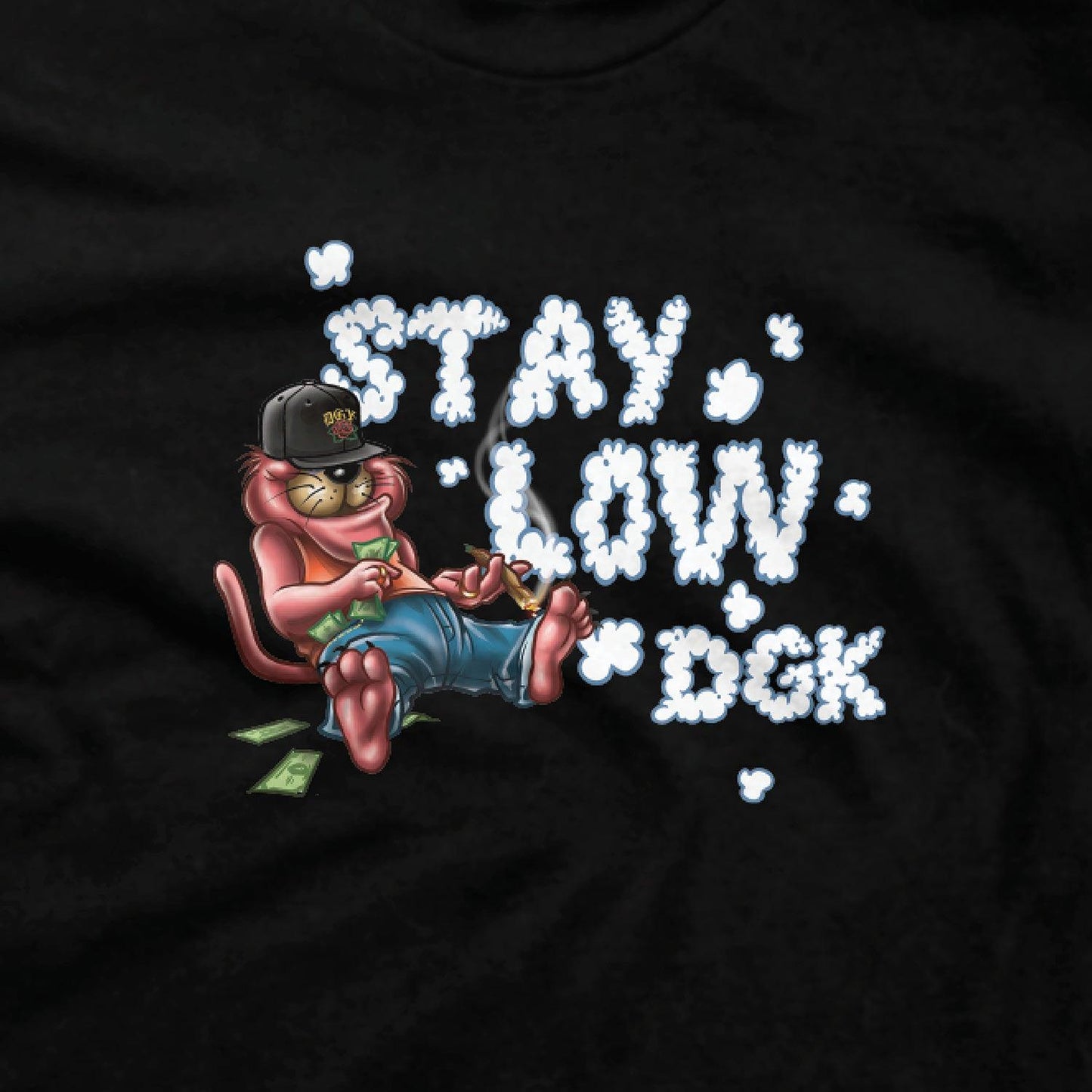 Camiseta DGK Stay Low Preto