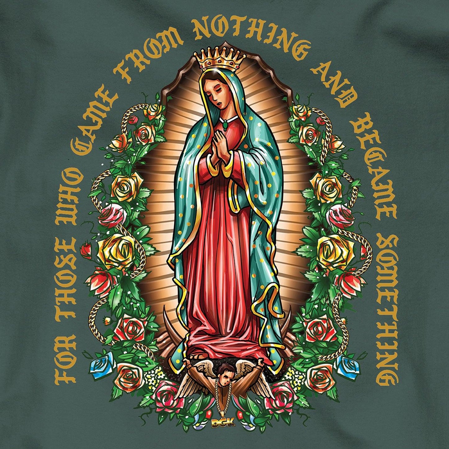 Moletom Crewneck DGK Guadalupe Crewneck Fleece Verde