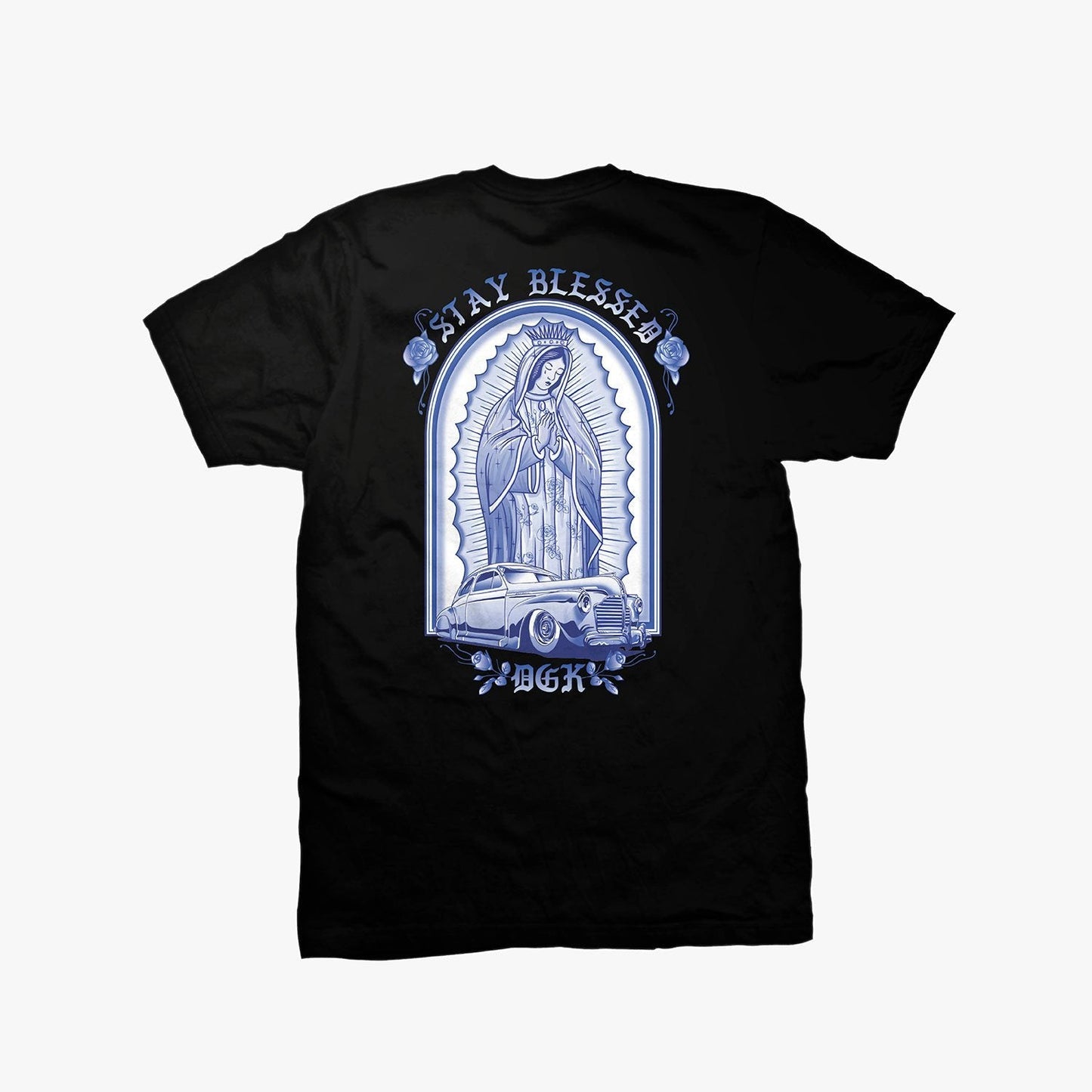 Camiseta Dgk Lo-Side Black