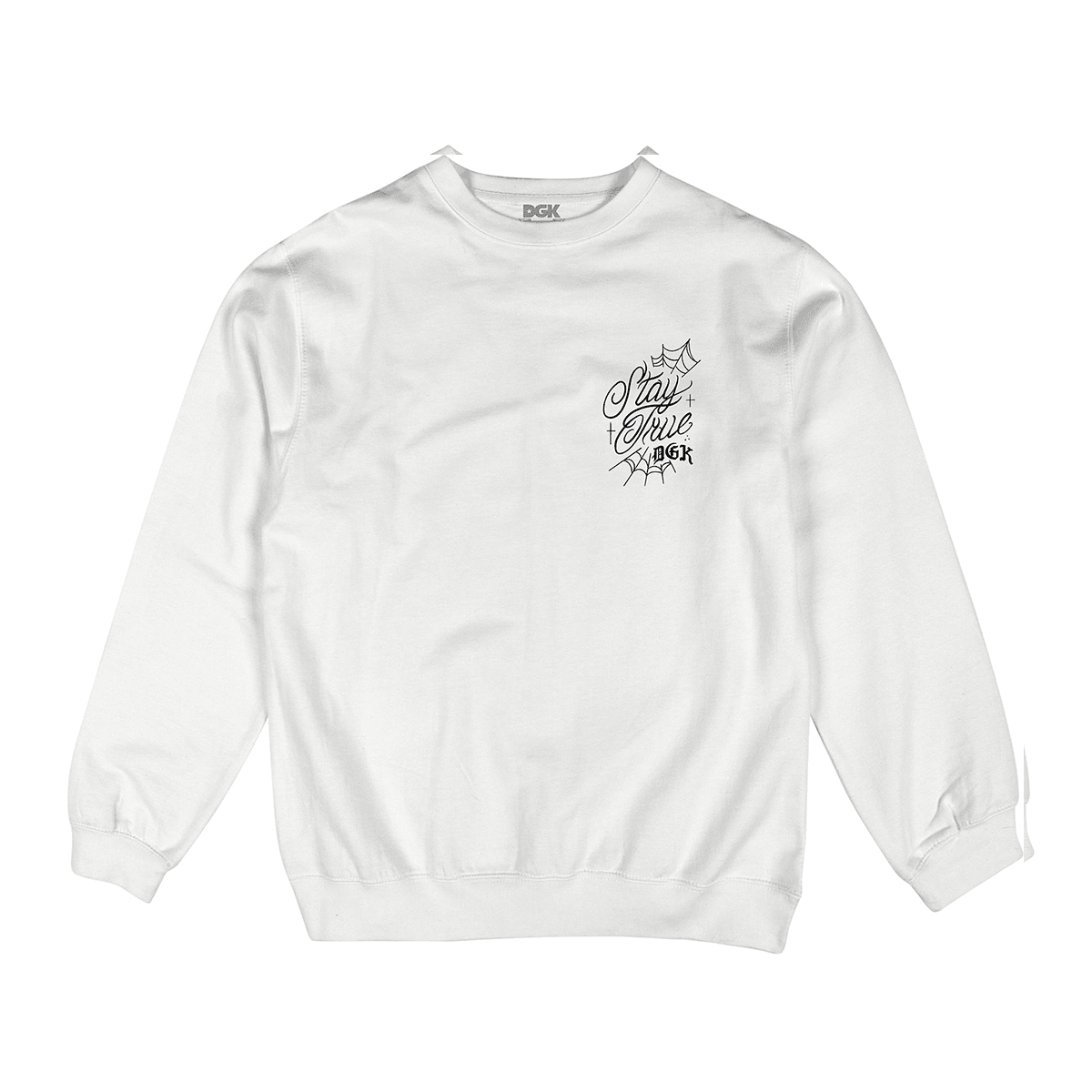 Moletom Crewneck DGK Stay True Crewneck Branco