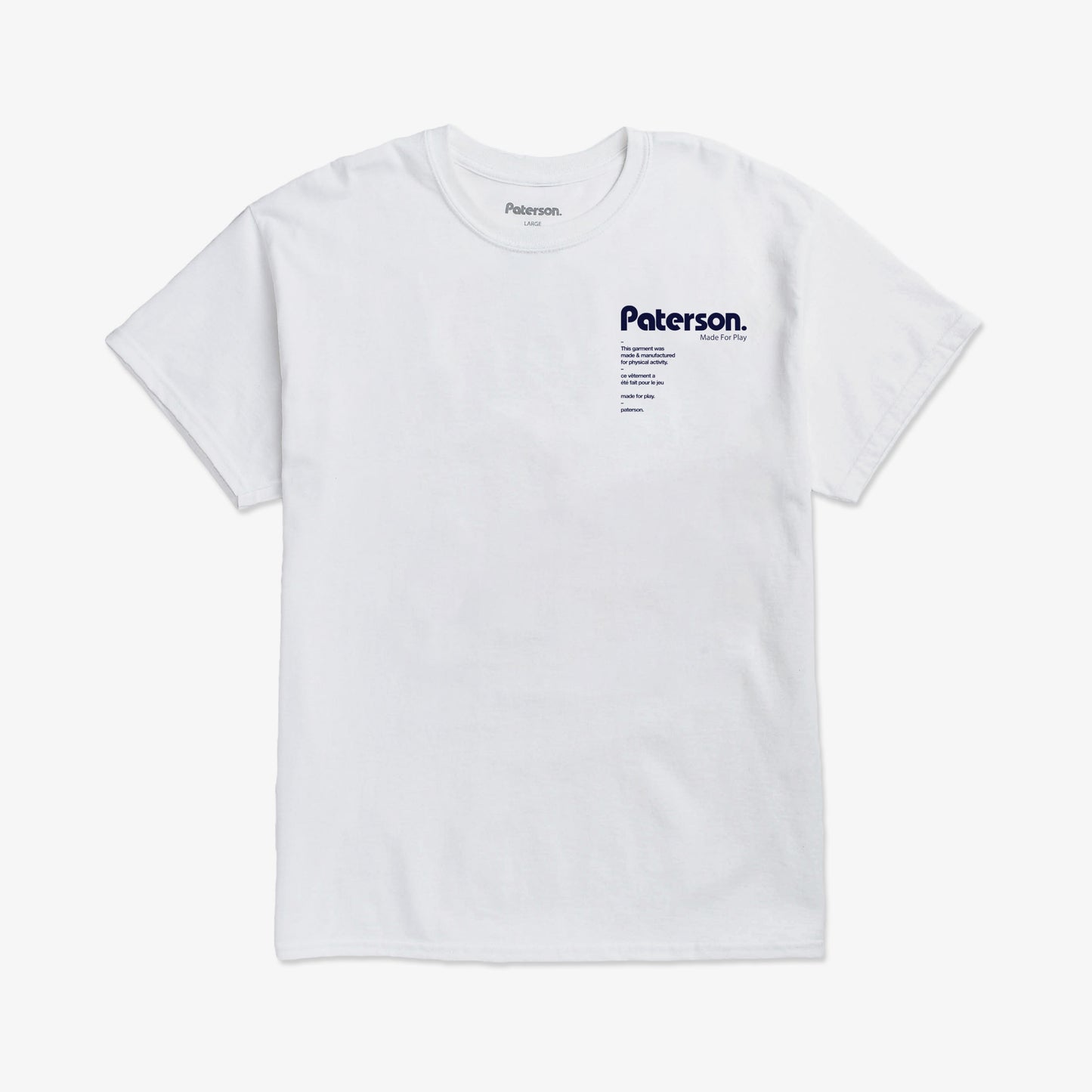 Camiseta Paterson Ball and Net Branco