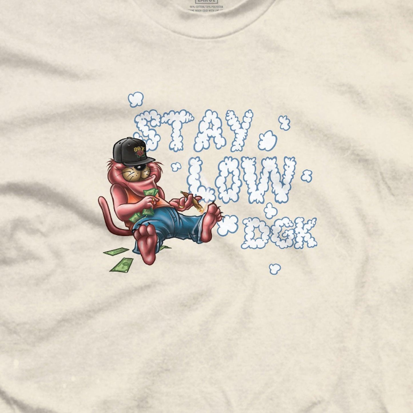 Camiseta DGK Stay Low Creme