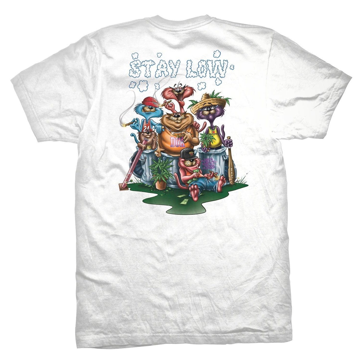 Camiseta DGK Stay Low Branco
