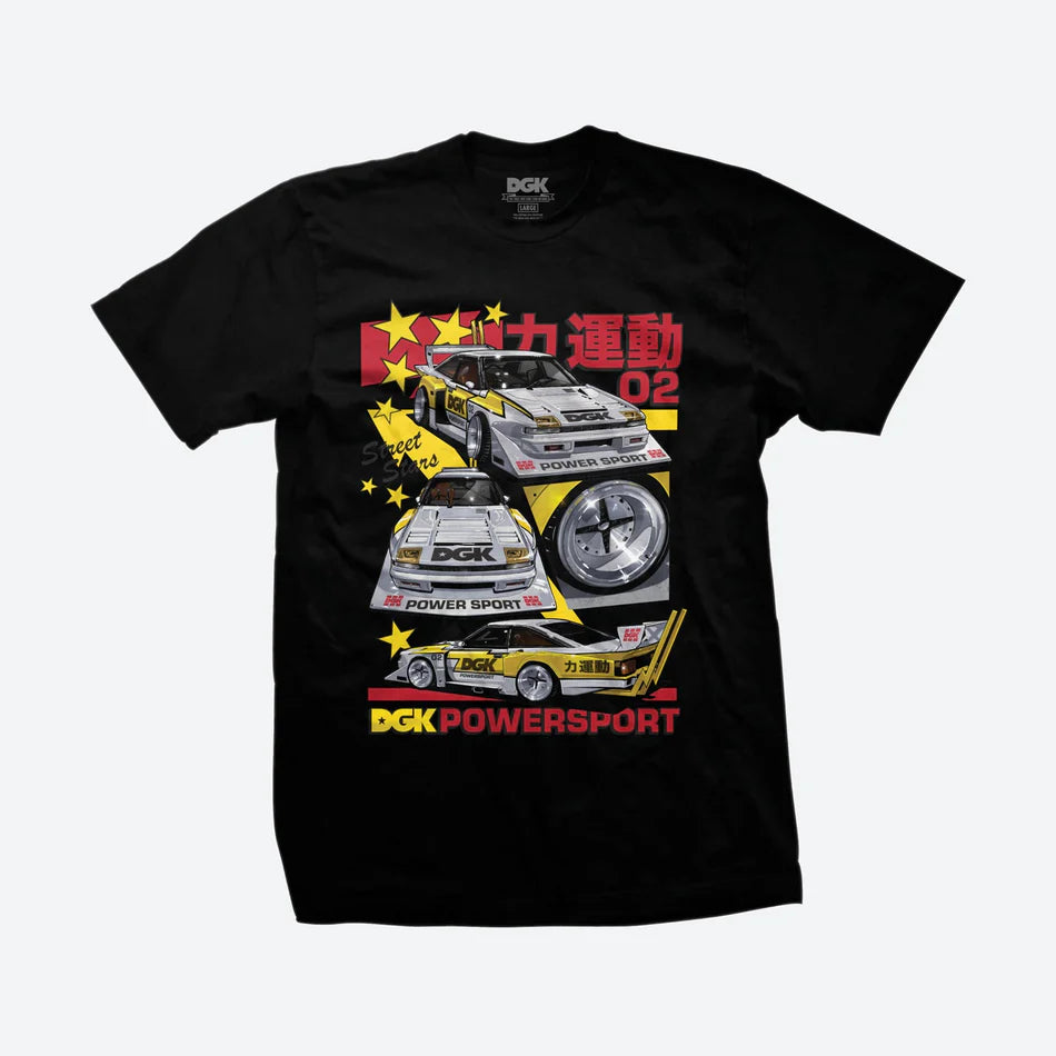 Camiseta DGK Powersport Preto