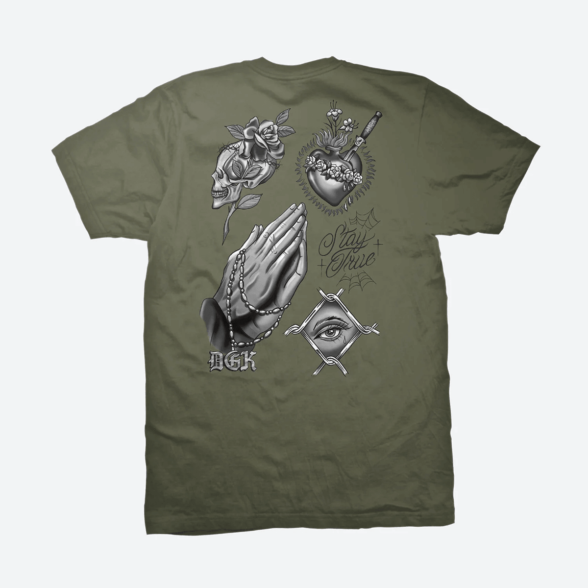 Camiseta DGK Stay True Verde