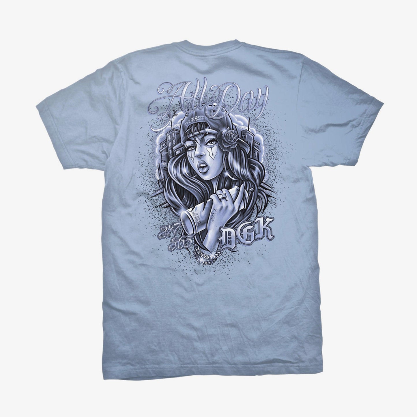 Camiseta DGK Hyna Azul